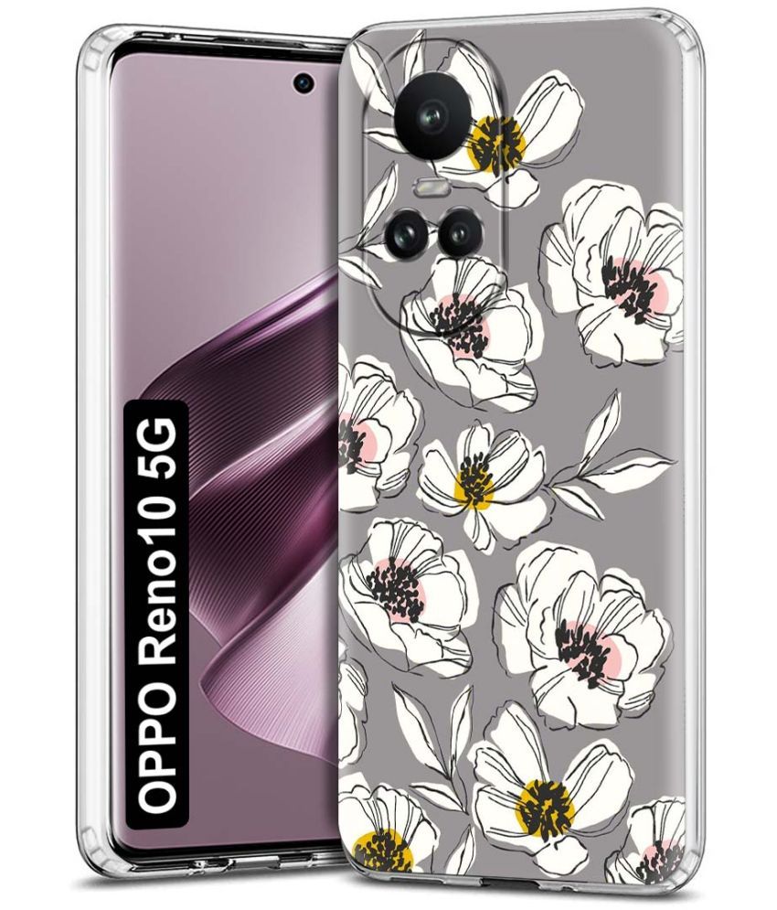     			NBOX - Multicolor Printed Back Cover Silicon Compatible For Oppo Reno 10 5G ( Pack of 1 )