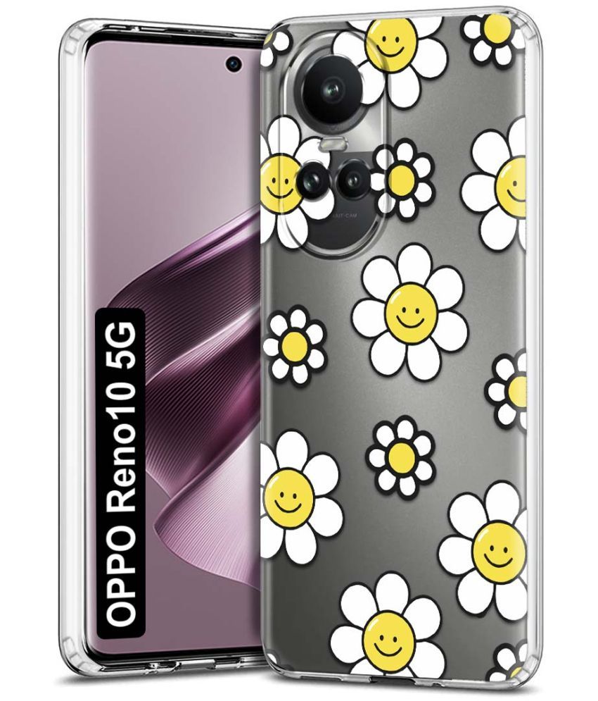     			NBOX - Multicolor Printed Back Cover Silicon Compatible For Oppo Reno 10 5G ( Pack of 1 )