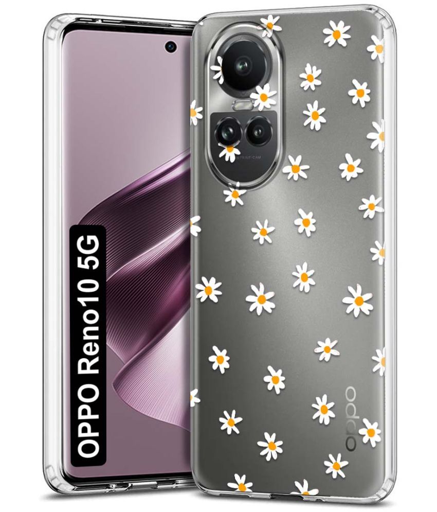     			NBOX - Multicolor Printed Back Cover Silicon Compatible For Oppo Reno 10 5G ( Pack of 1 )