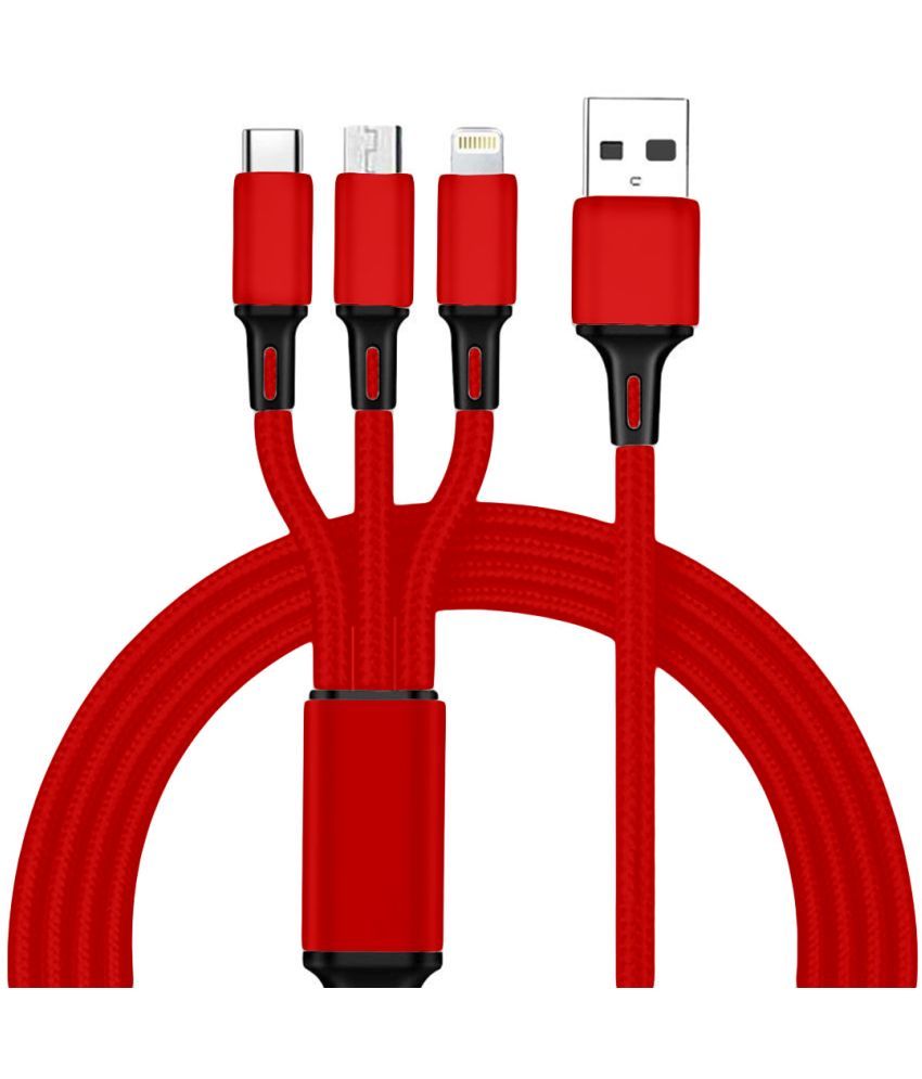     			Red 3A Multi Pin Cable 1.2 Meter