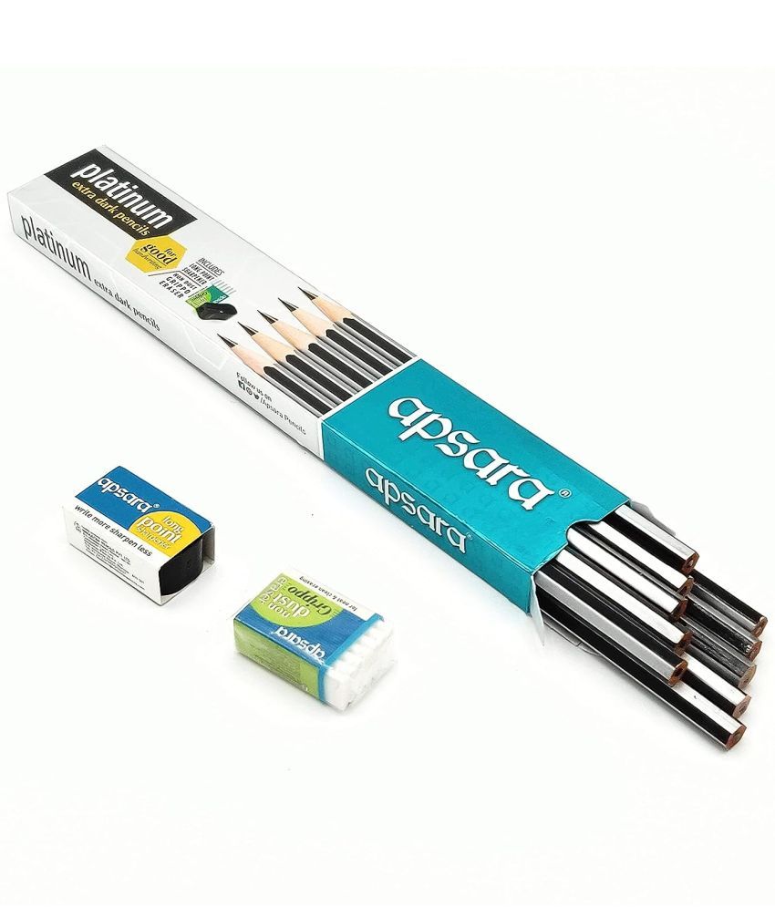     			Apsara Platinum Extra Dark Pencils - Pack of 100 Pencils