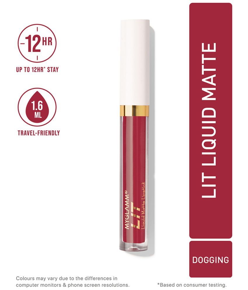     			MyGlammLITLiquid Matte Lipstick - Dogging -1.6ML