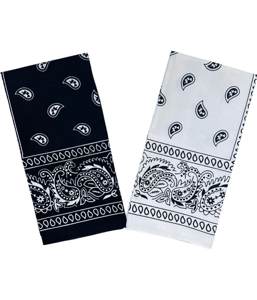     			Royal Mart - White Cotton Men's Handkerchief ( Pack of 2 )