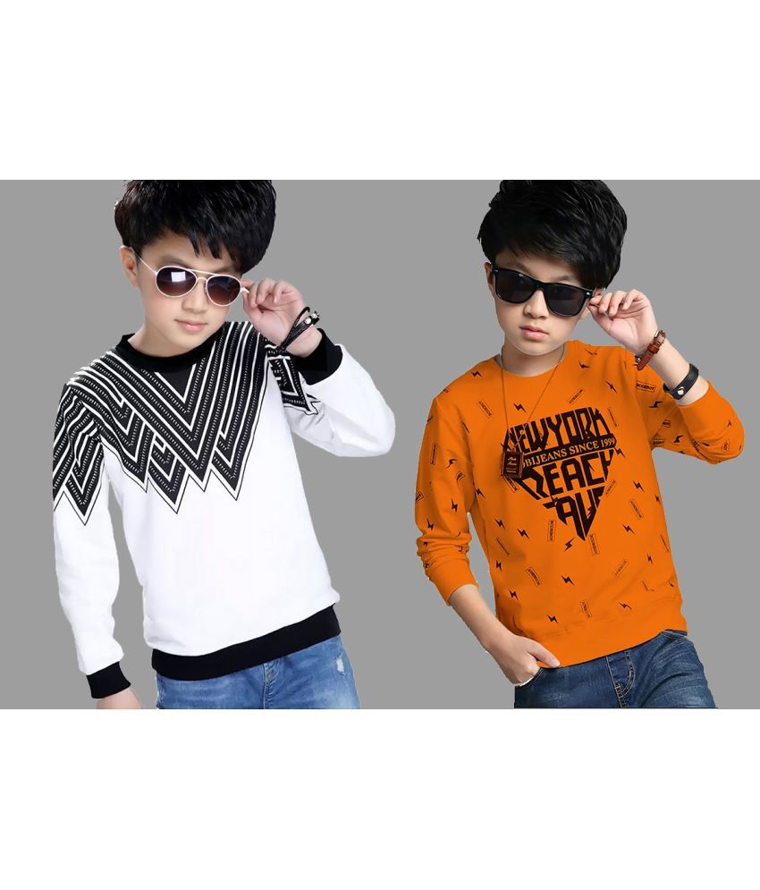     			Supersquad Pack of 2 Boys Cotton Sweatshirt ( Multi Color )