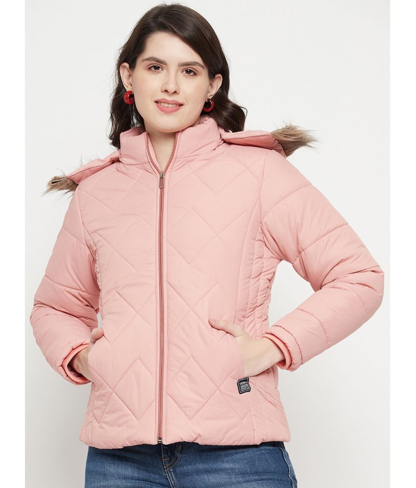     			VERO AMORE - Polyester Peach Parka Jackets Pack of 1
