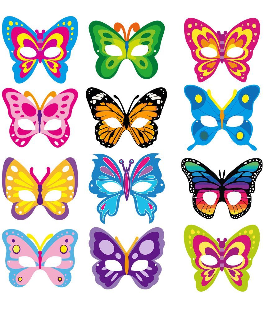     			ZYOZI Butterfly Theme Birthday Stickers , Butterfly Theme Stickers for Kids/Butterfly Theme Paper Stickers Props/Butterfly Theme Birthday Party Decorations (Pack Of 12)