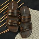 John Karsun - Brown Men's Leather Slipper