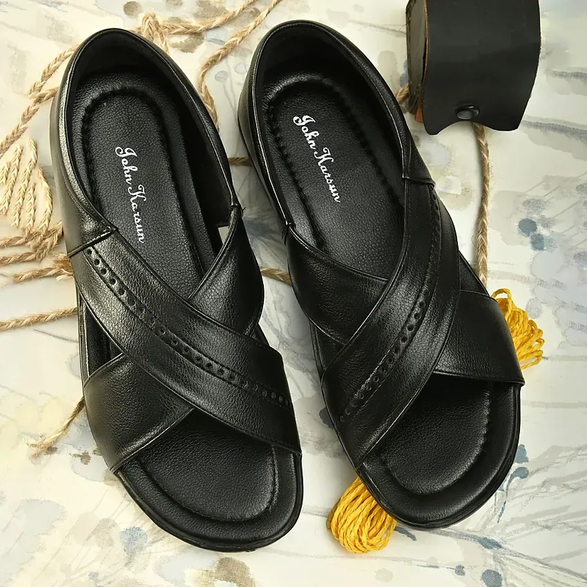 Grey Double Strap Slip On Sandals | Jungkook - BTS - Fashion Chingu