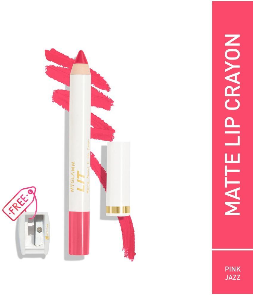     			MyGlamm LIT Matte About It Lip Color-Pink Jazz-2.8gm