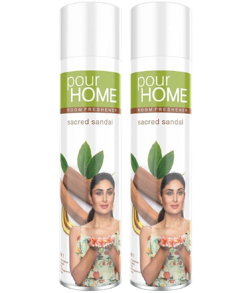     			POUR HOME Sandal Room Freshener Spray 220ML Each(Pack of 2)