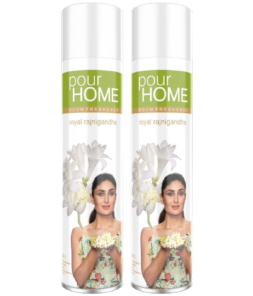     			POUR HOME Royal Rajnigandha Room Freshener Spray 220ML Each(Pack of 2)