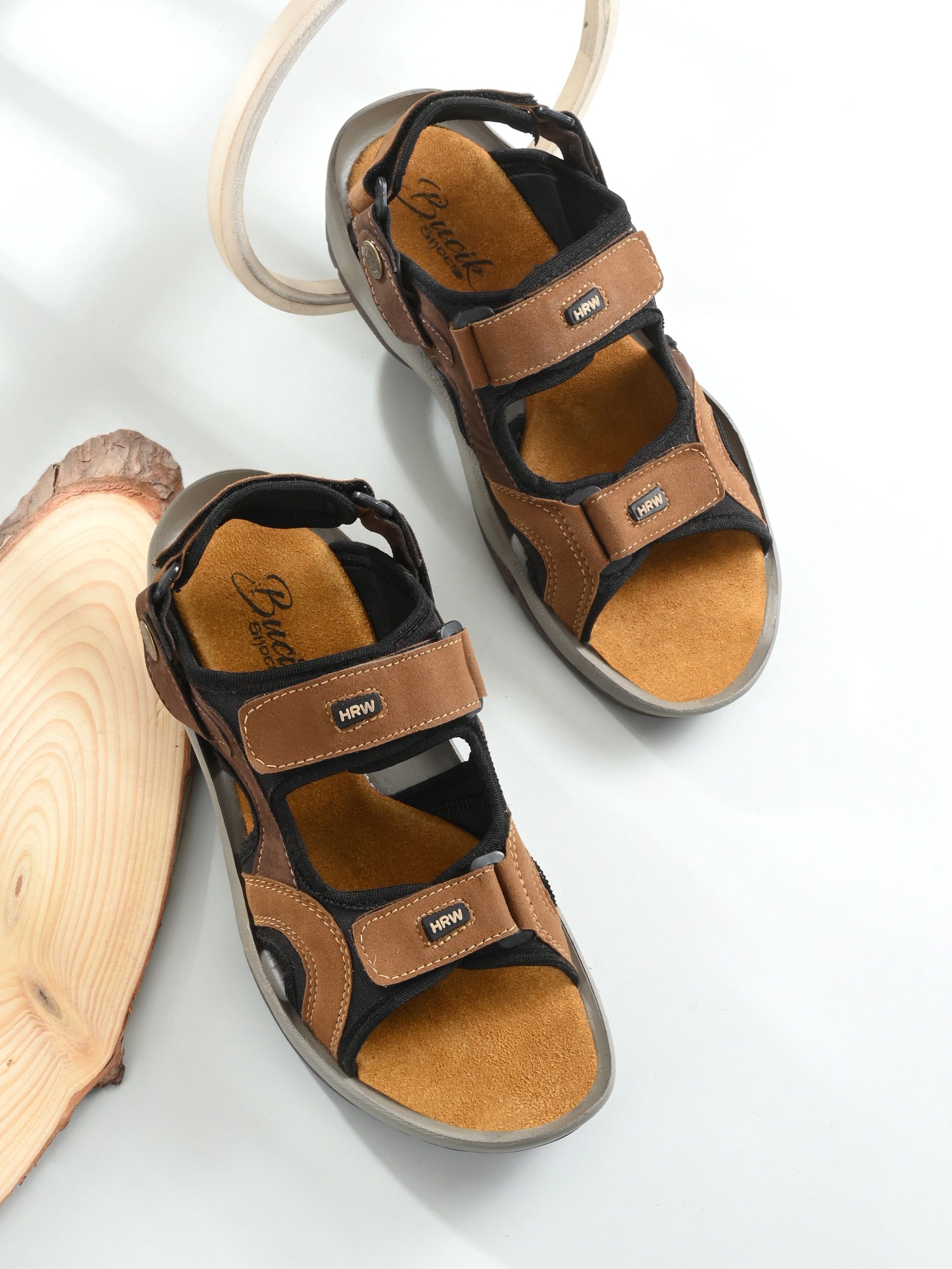     			Bucik - Brown Men's Sandals
