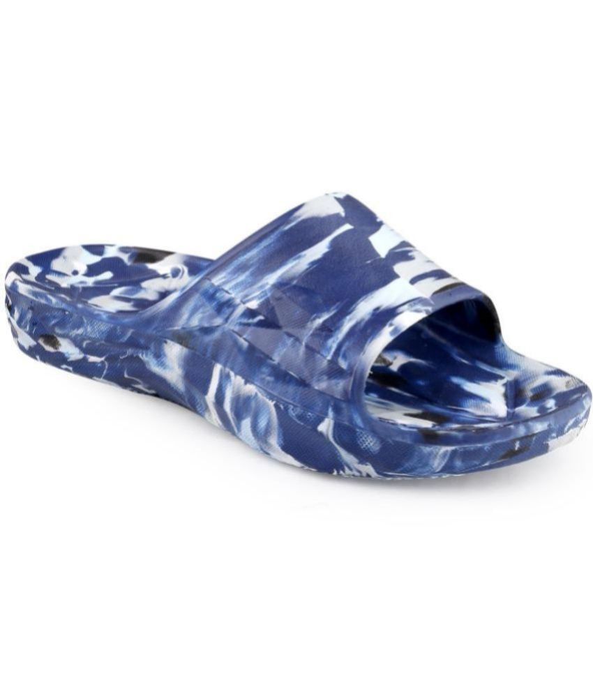     			Bucik - Navy Men's Slide Flip Flop