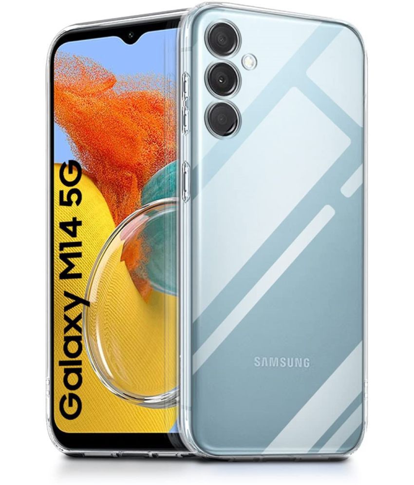     			Case Vault Covers - Silicon Soft cases Compatible For Silicon Samsung Galaxy M14 5G ( Pack of 1 )
