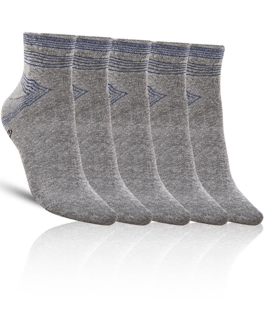     			Dollar - Cotton Men's Solid Multicolor Ankle Length Socks ( Pack of 5 )