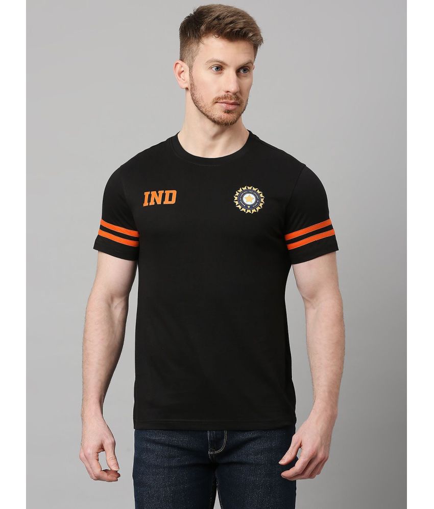     			FanCode - Black Cotton Regular Fit Men's Sports T-Shirt ( Pack of 1 )