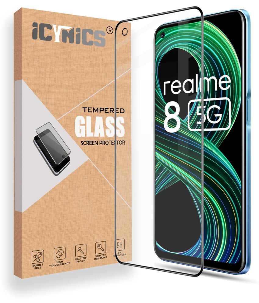     			Icynics - Tempered Glass Compatible For Realme 8 5g ( Pack of 1 )