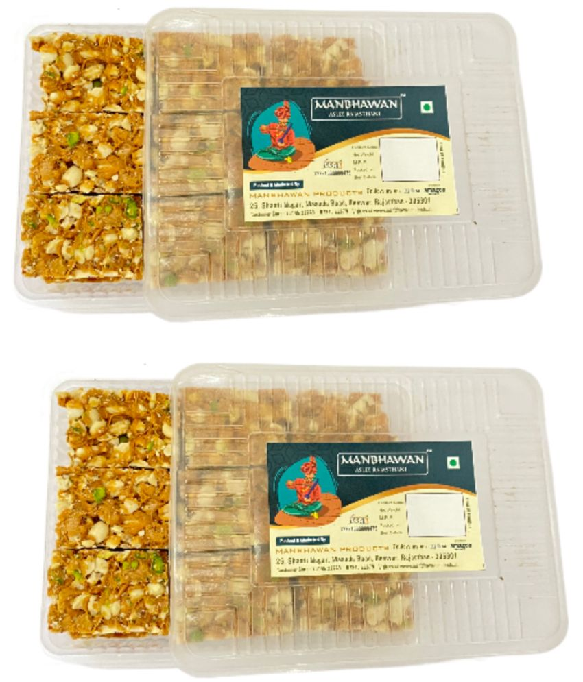     			Manbhawan chikki 1000 gm Pack of 2