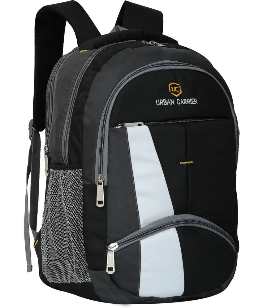     			URBAN CARRIER - Black Polyester Backpack ( 35 Ltrs )