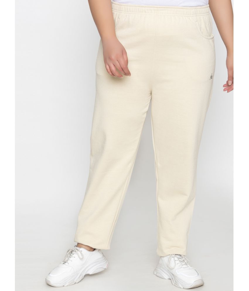     			YHA - Beige Fleece Women's Running Trackpants ( Pack of 1 )