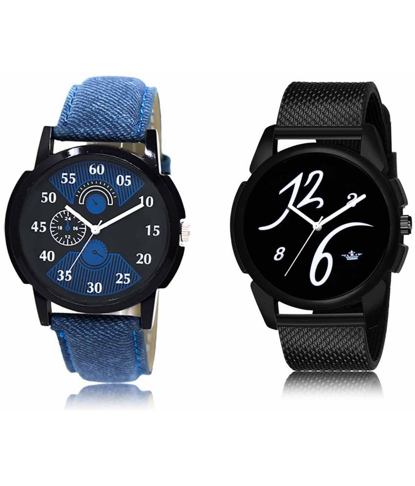     			Lorem - Analog Watch Watches Combo For Men and Boys ( Pack of 2 )