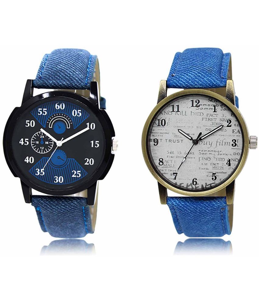     			Lorem - Analog Watch Watches Combo For Men and Boys ( Pack of 2 )