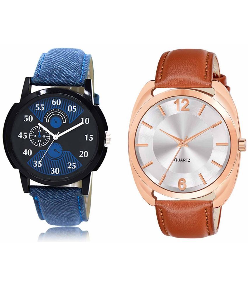     			Lorem - Analog Watch Watches Combo For Men and Boys ( Pack of 2 )