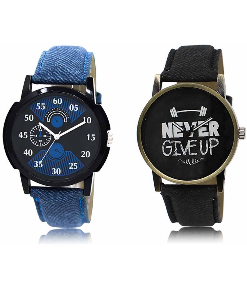     			Lorem - Analog Watch Watches Combo For Men and Boys ( Pack of 2 )