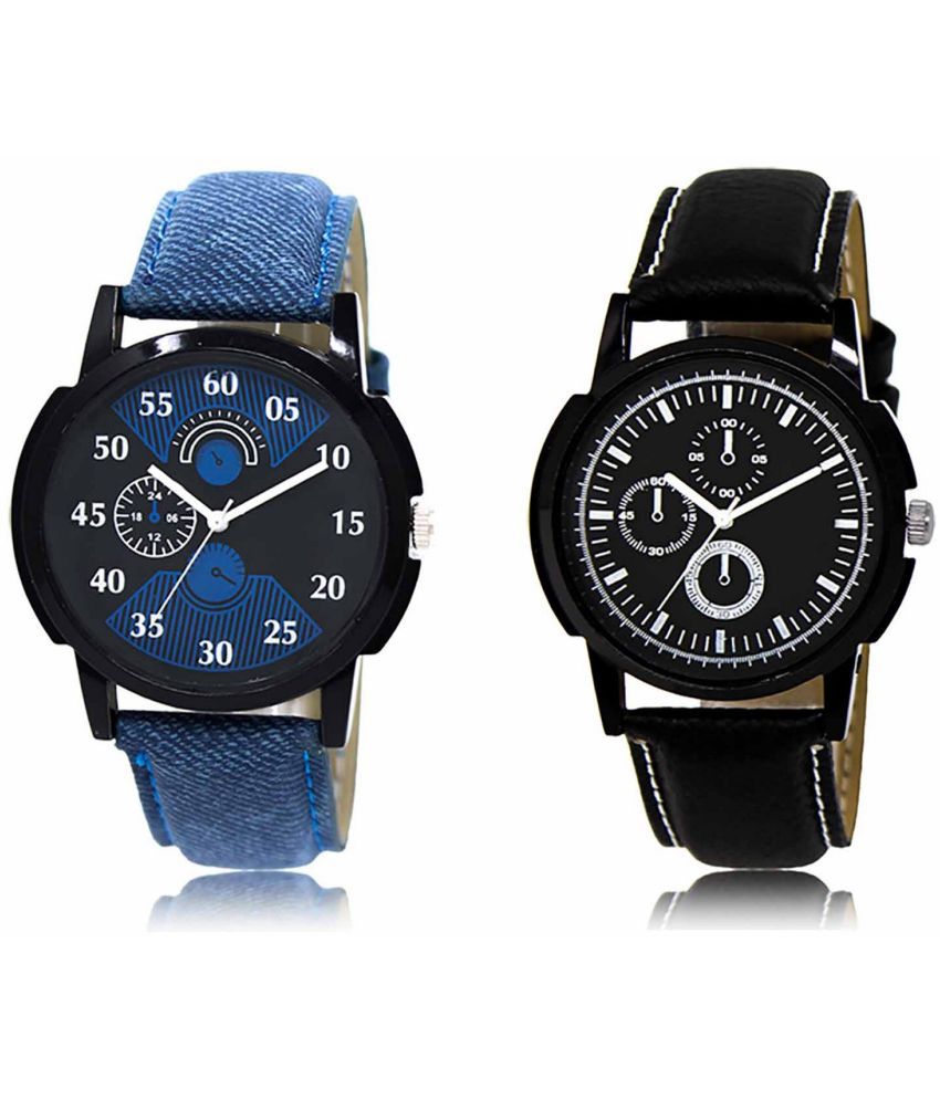     			Lorem - Analog Watch Watches Combo For Men and Boys ( Pack of 2 )