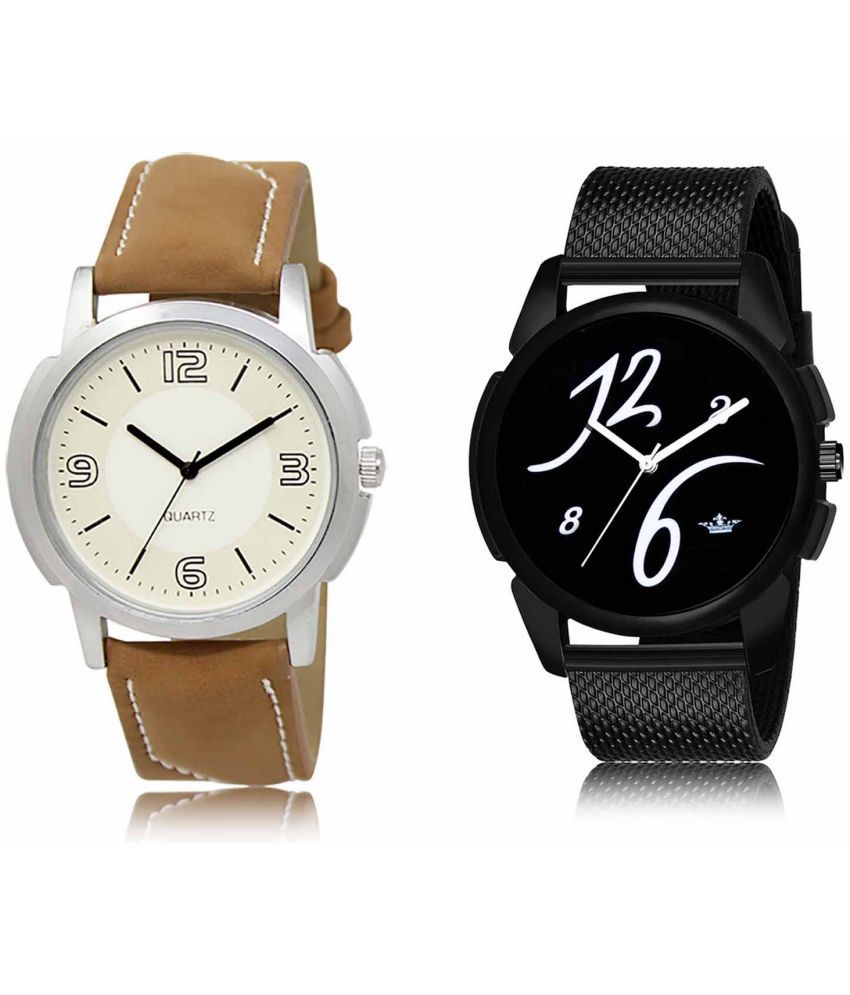     			Lorem - Analog Watch Watches Combo For Men and Boys ( Pack of 2 )