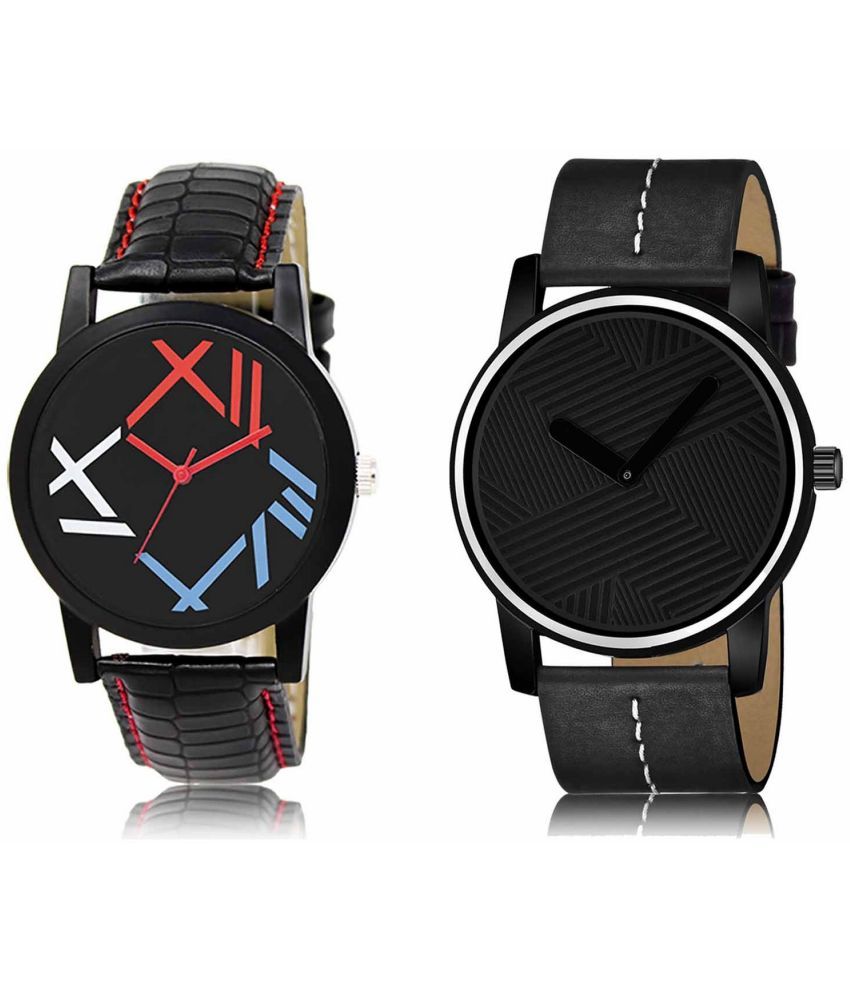     			Lorem - Analog Watch Watches Combo For Men and Boys ( Pack of 2 )