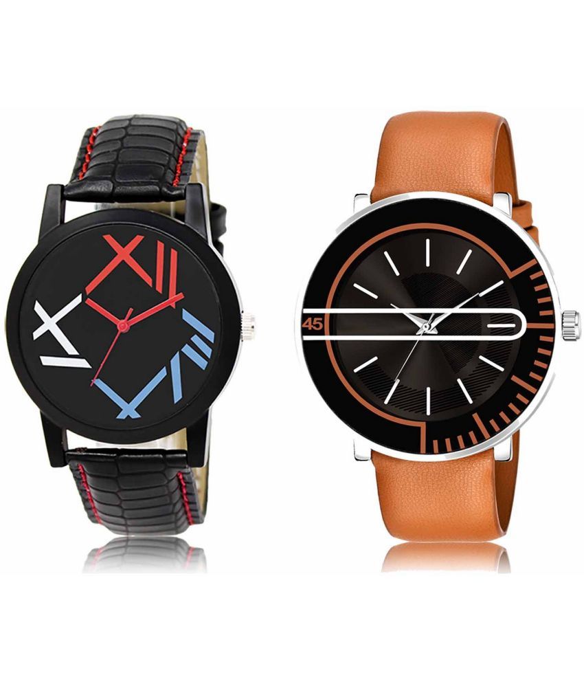     			Lorem - Analog Watch Watches Combo For Men and Boys ( Pack of 2 )