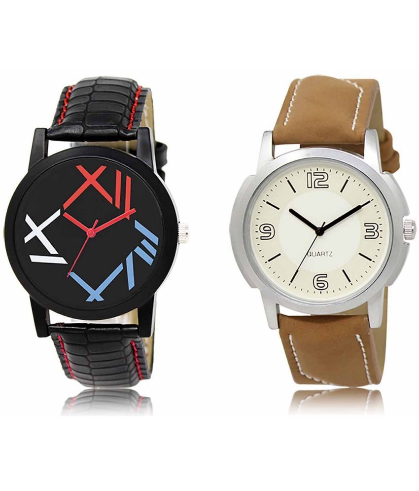     			Lorem - Analog Watch Watches Combo For Men and Boys ( Pack of 2 )