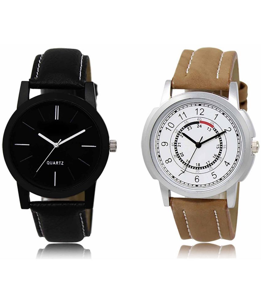     			Lorem - Analog Watch Watches Combo For Men and Boys ( Pack of 2 )