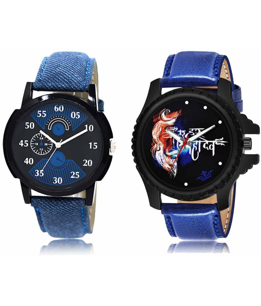     			Lorem - Analog Watch Watches Combo For Men and Boys ( Pack of 2 )