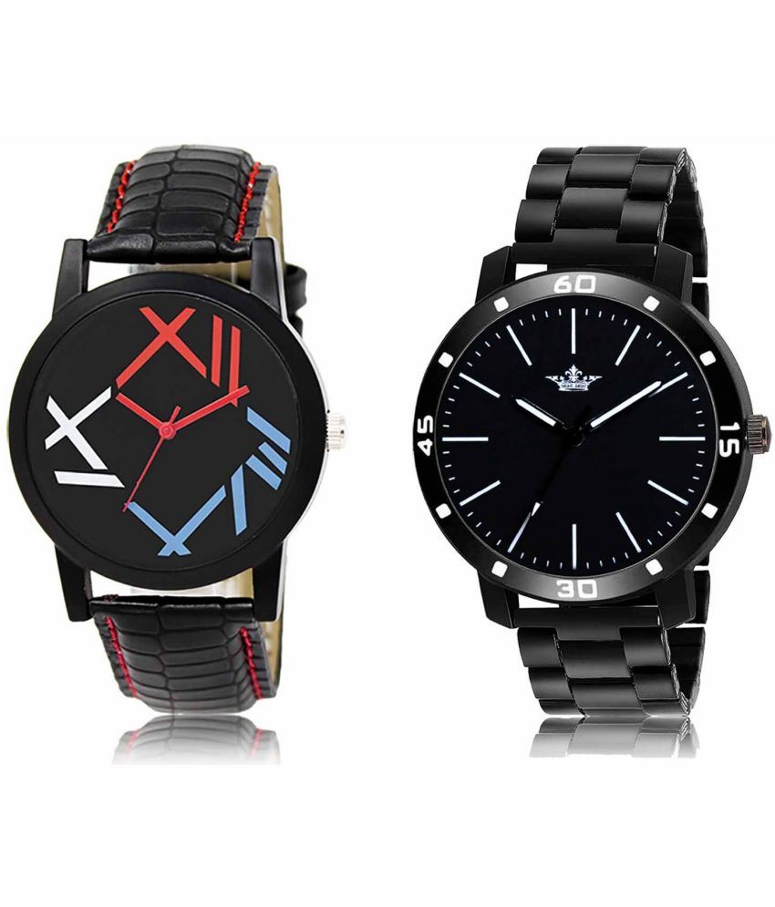     			Lorem - Analog Watch Watches Combo For Men and Boys ( Pack of 2 )