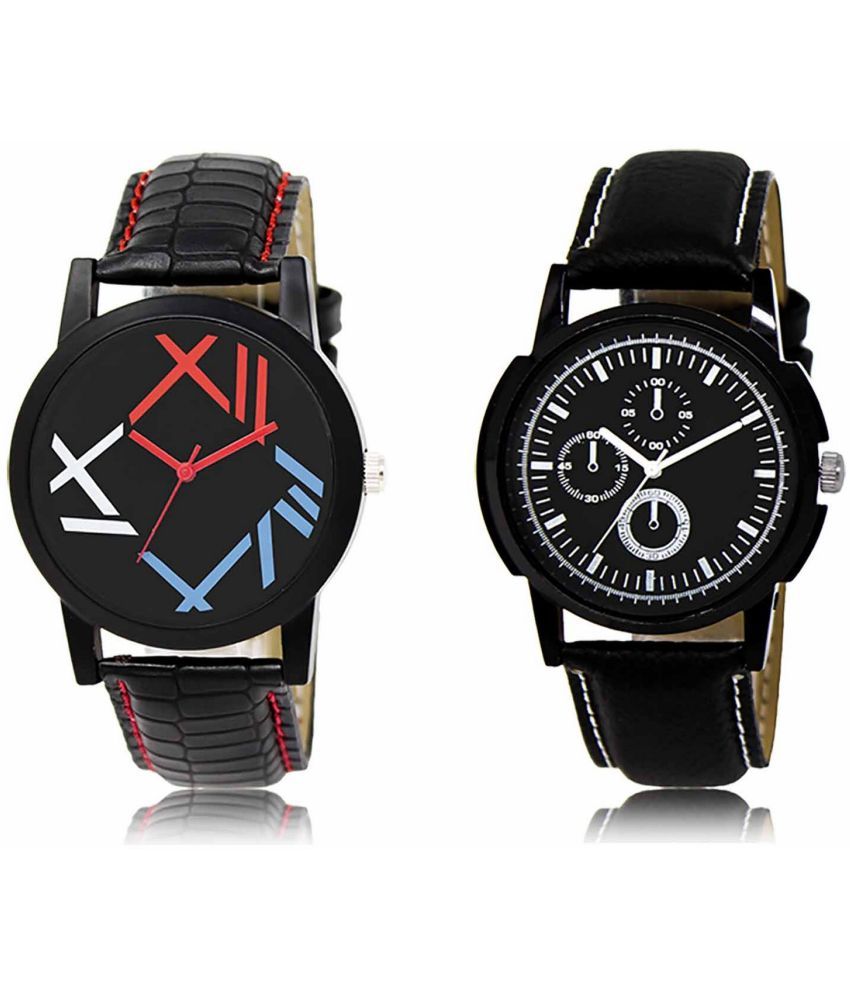     			Lorem - Analog Watch Watches Combo For Men and Boys ( Pack of 2 )