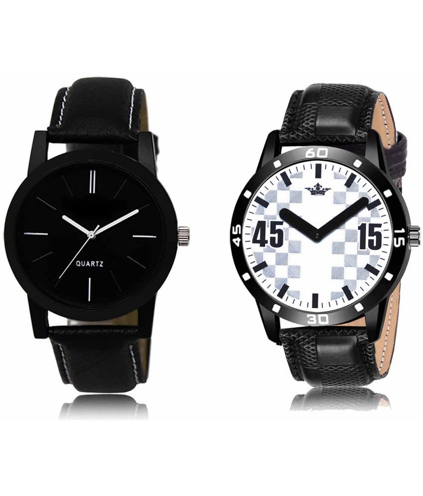     			Lorem - Analog Watch Watches Combo For Men and Boys ( Pack of 2 )