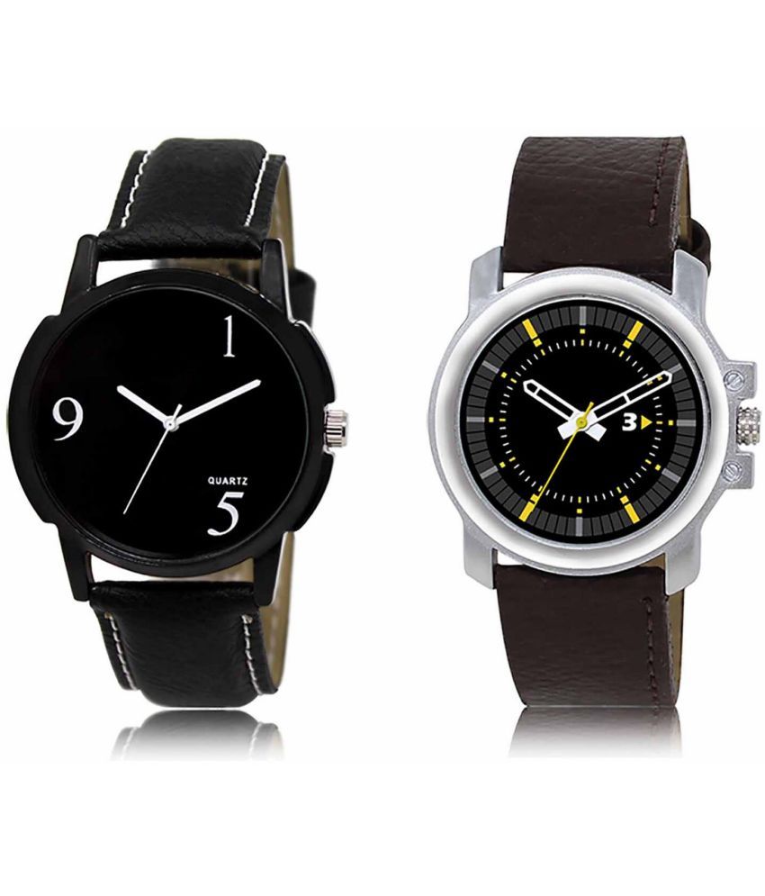     			Lorem - Analog Watch Watches Combo For Men and Boys ( Pack of 2 )