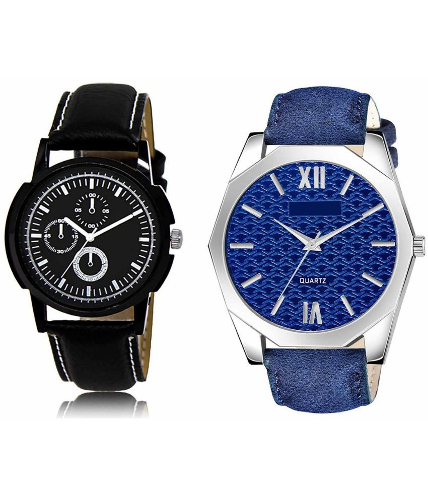     			Lorem - Analog Watch Watches Combo For Men and Boys ( Pack of 2 )