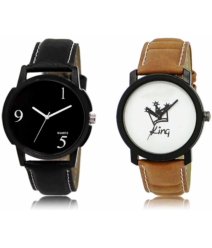     			Lorem - Analog Watch Watches Combo For Men and Boys ( Pack of 2 )