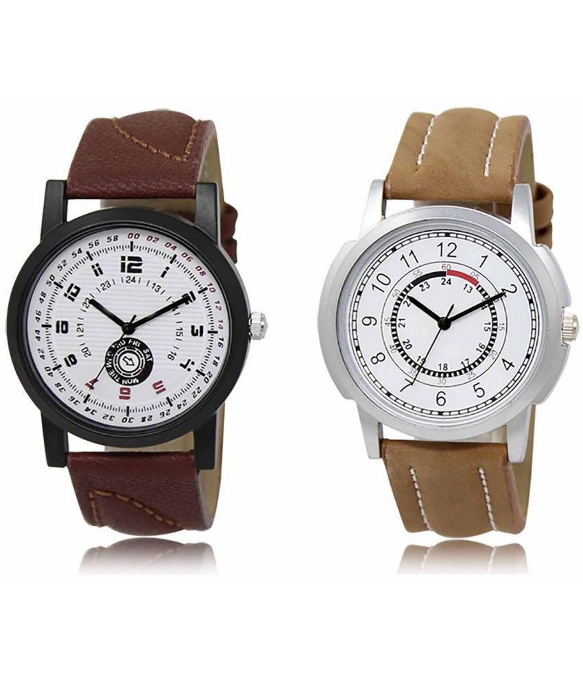     			Lorem - Analog Watch Watches Combo For Men and Boys ( Pack of 2 )