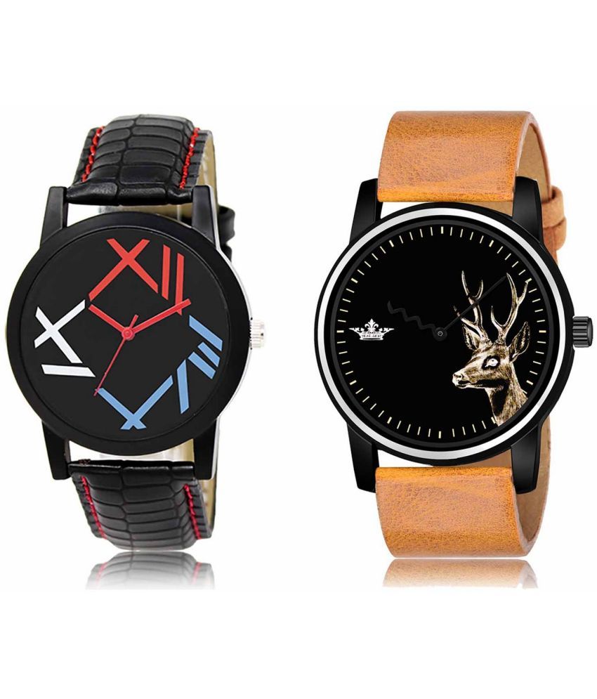     			Lorem - Analog Watch Watches Combo For Men and Boys ( Pack of 2 )