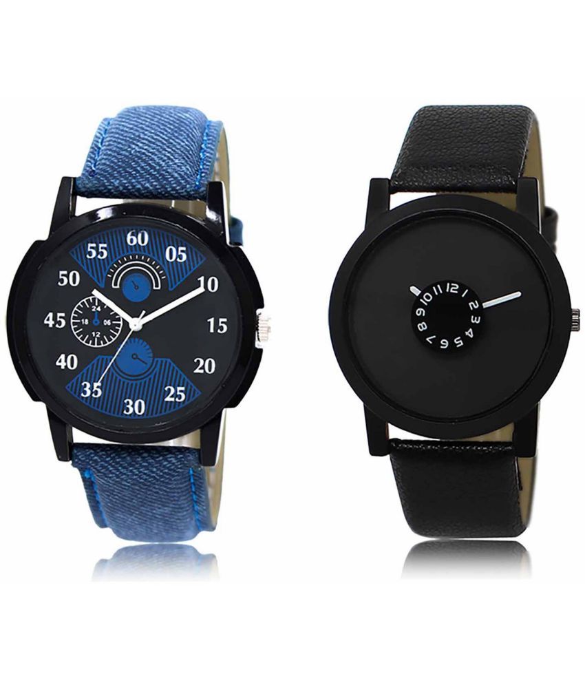     			Lorem - Analog Watch Watches Combo For Men and Boys ( Pack of 2 )