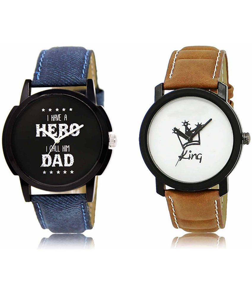     			Lorem - Analog Watch Watches Combo For Men and Boys ( Pack of 2 )