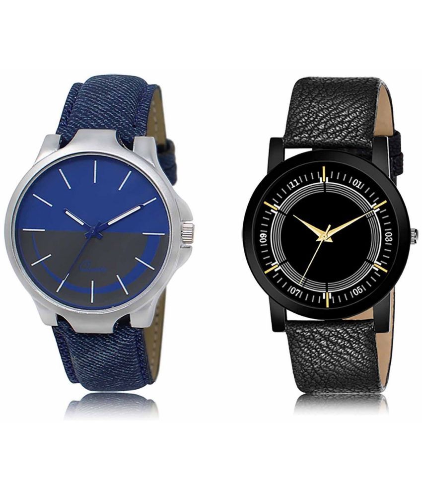     			Lorem - Analog Watch Watches Combo For Men and Boys ( Pack of 2 )