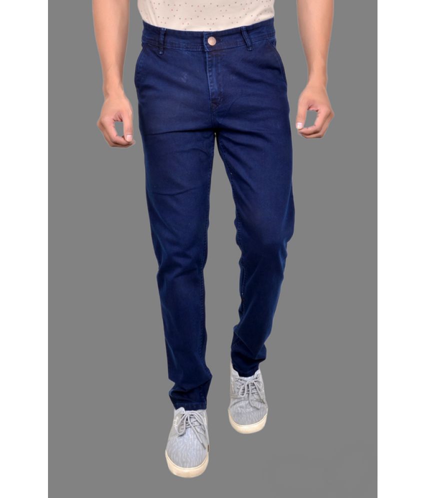     			MOUDLIN Slim Fit Basic Men's Jeans - Blue ( Pack of 1 )