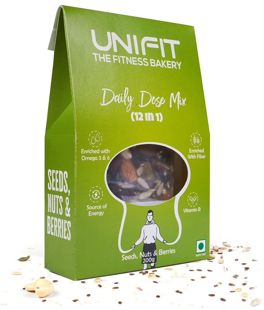     			UNIFIT 12 in 1 Daily Dose Mix Super Healthy Breakfast Mixed Dry Fruits 200g