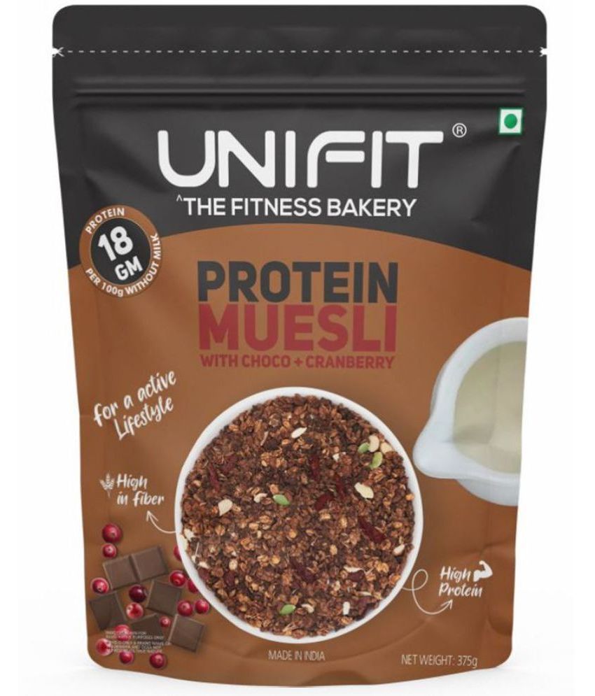     			UNIFIT Healthy & Delicious Breakfast Cereal Protein Muesli 375 gm