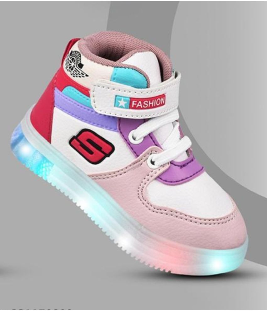     			ZNS ROYAL - Pink Girl's LED Shoes ( 1 Pair )